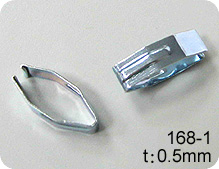 Metal Clip for plastic garment hangers model# 168-1