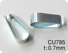 Metal Clip for plastic garment hangers model# CU785