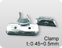 Metal Clip for plastic garment hangers model# Clamp